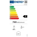 Witryna chłodnicza YG-05350 - etykieta energetyczna klasy F