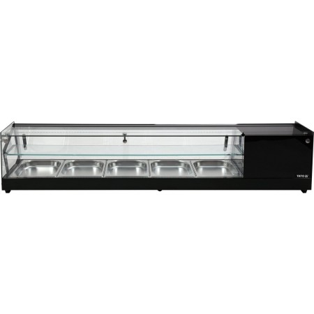 Nadstawka chłodnicza, witryna chłodnicza 5x1/2 GN 175x39x37 YATO Urządzenia chłodnicze do postawienia na ladzie - 4store.pl