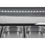Nadstawka chłodnicza, witryna chłodnicza 5x1/3 GN 135x42x29,5 YATO Urządzenia chłodnicze do postawienia na ladzie - 4store.pl