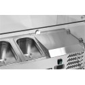 Nadstawka chłodnicza 8x1/4 GN - pojemniki GN, szklana osłona i panel sterowania