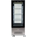 Witryna chłodnicza 400 l, 65x65x190, czarna