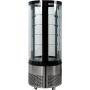 Witryna chłodnicza 400 l, 68x68x175, czarna YATO Szafy chłodnicze - 4store.pl
