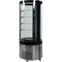 Witryna chłodnicza 400 l, 68x68x175, czarna YATO Szafy chłodnicze - 4store.pl