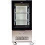 Witryna chłodnicza 270 l, 65x65x150, czarna YATO Szafy chłodnicze - 4store.pl