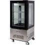 Witryna chłodnicza 270 l, 65x65x150, czarna YATO Szafy chłodnicze - 4store.pl