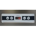 Witryna chłodnicza 270 l czarna - panel sterowania z wyświetlaczem temperatury
