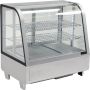 Witryna chłodnicza 100 l, 68x45x67, srebrna YATO Szafy chłodnicze - 4store.pl