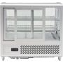 Witryna chłodnicza 100 l, 68x45x67, srebrna YATO Szafy chłodnicze - 4store.pl