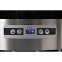 Witryna chłodnicza 100 l czarna - panel sterowania z wyświetlaczem temperatury