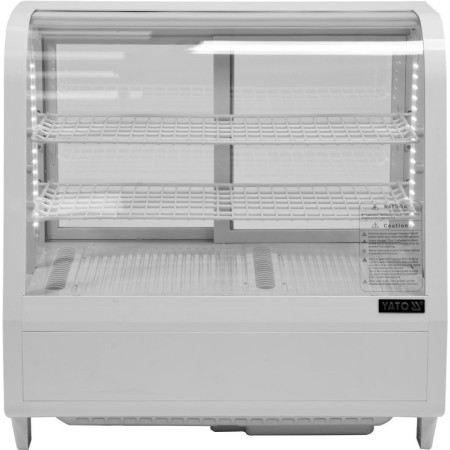 Witryna chłodnicza 100 l, 68x45x67, biała YATO Szafy chłodnicze - 4store.pl