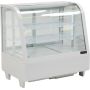 Witryna chłodnicza 100 l, 68x45x67, biała YATO Szafy chłodnicze - 4store.pl
