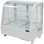 Witryna chłodnicza 100 l, 68x45x67, biała YATO Szafy chłodnicze - 4store.pl