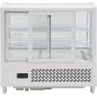 Witryna chłodnicza 100 l, 68x45x67, biała YATO Szafy chłodnicze - 4store.pl