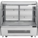 Witryna chłodnicza 120 l, 68x56x66, srebrna