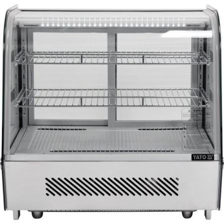 Witryna chłodnicza 120 l, 68x56x66, srebrna YATO Szafy chłodnicze - 4store.pl
