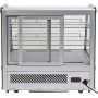 Witryna chłodnicza 120 l, 68x56x66, srebrna YATO Szafy chłodnicze - 4store.pl