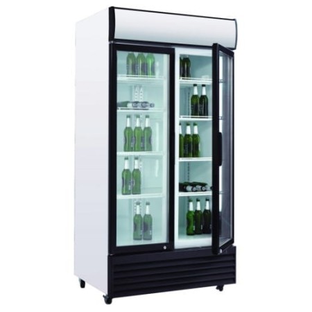 Szafa chłodnicza przeszklona 1000 l Imp02 Szafy chłodnicze - 4store.pl