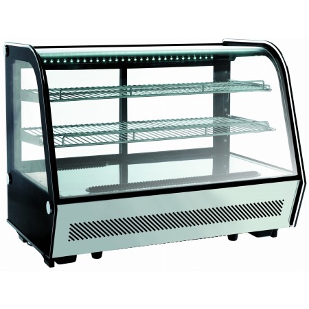 Witryna chłodnicza cukiernicza, nablatowa 160 l Imp02 Witryny cukiernicze - 4store.pl