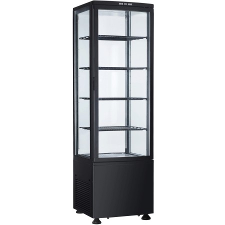 Witryna chłodnicza cukiernicza 235 l, czarna Imp02 Witryny cukiernicze - 4store.pl