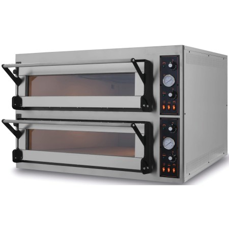 Piec piekarniczy, elektryczny, modułowy, szamotowy, 8x 600x400, szeroki Imp02 Piece konwekcyjne i konw-par, rożna - 4store.pl