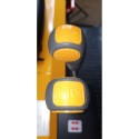 Sztaplarka elektryczna z kabiną 1,5T 3M - żółto-szare joysticki sterujące</br>