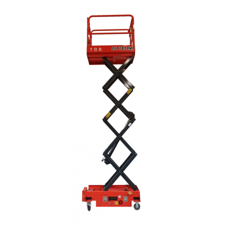 Podnośnik koszowy CFPT039MP, udźwig 240kg, wysokość podnoszenia 4M, DC z baterią Imp03 Dźwigi i żurawie - 4store.pl
