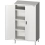 Szafa stalowa magazynowa, drzwi skrzydłowe, 1000x600x1800 mm Stalgast Sp. z o.o. Szafy nierdzewne - 4store.pl