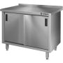 Stół przyścienny z drzwiami suwanymi 1200x700x850 mm, stal nierdzewna Stalgast Sp. z o.o. Stoły nierdzewne - 4store.pl