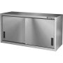 Szafka stalowa wisząca, drzwi suwane, 1000x300x600 mm Stalgast Sp. z o.o. Szafy nierdzewne - 4store.pl