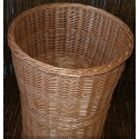 Kosz wiklinowy ekspozycyjny duży, tuba duża, wysokość 70 cm