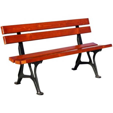 Ławka Londyn 150 cm deski świerkowe lakierowane Kra14 Mała Architektura - 4store.pl