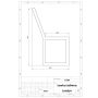 Ławka Londyn 180 cm deski świerkowe lakierowane Kra14 Mała Architektura - 4store.pl