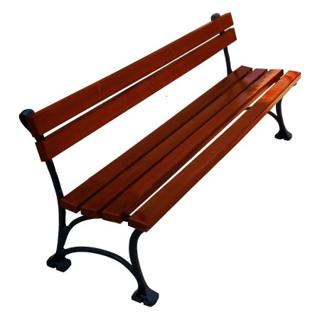 Ławka Pomorska bez podłokietnika 150 cm deski świerkowe lakierowane Kra14 Mała Architektura - 4store.pl