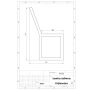 Ławka Królewska z podłokietnikiem 180 cm deski świerkowe impregnowane Kra14 Mała Architektura - 4store.pl