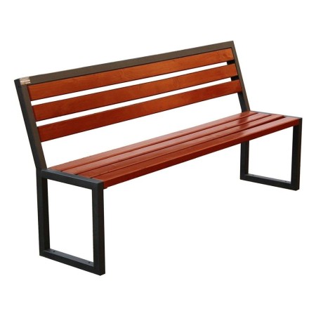 Ławka Modern 150 cm deski świerkowe impregnowane, stalowa Kra14 Mała Architektura - 4store.pl