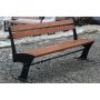 Ławka Łódzka 150 cm deski świerkowe impregnowane, stalowa Kra14 Mała Architektura - 4store.pl