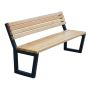 Ławka Baltic 150 cm deski świerkowe impregnowane, stalowa Kra14 Mała Architektura - 4store.pl