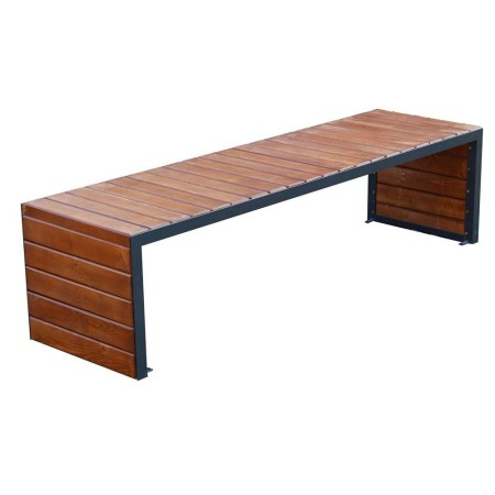 Ławka Certus 150 cm deski świerkowe impregnowane, stalowa Kra14 Mała Architektura - 4store.pl