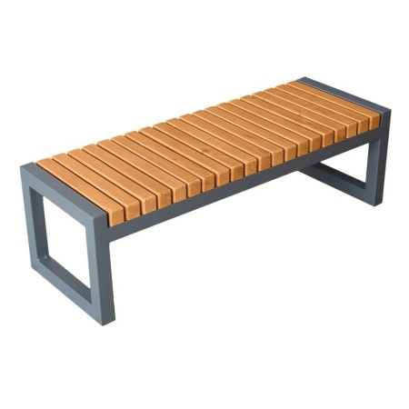 Ławka Salsa 150 cm deski świerkowe lakierowane, stalowa Kra14 Mała Architektura - 4store.pl