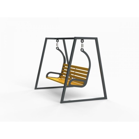 Huśtawka Modern 180 cm deski świerkowe impregnowane, stalowa Kra14 Mała Architektura - 4store.pl
