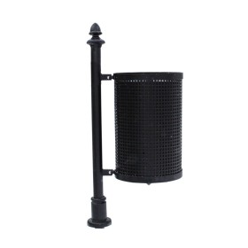 Kosz na śmieci Retro I bez daszka, 35 l, stalowo -żeliwny