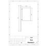 Kosz na śmieci Standard II 45 l, stalowo - drewniany Kra14 Kosze do segregacji odpadów - 4store.pl