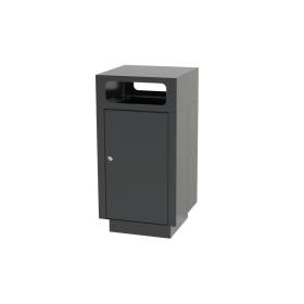 Kosz na śmieci Block 140 l, stalowy
