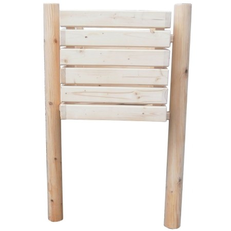 Kosz na śmieci kwadratowy 35 l, drewniany Kra14 Kosze do segregacji odpadów - 4store.pl