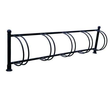 Stojak rowerowy z kulą, 3 stanowiska rowerowe Kra14 Stojaki na rowery - 4store.pl