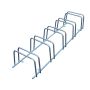 Stojak rowerowy Standard Plus, 4 stanowiska rowerowe Kra14 Stojaki na rowery - 4store.pl