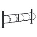 Stojak rowerowy Modern III Inox, 4 stanowiska rowerowe