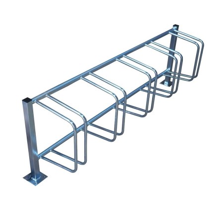Stojak rowerowy Standard Plus na nogach Inox, 2 stanowiska rowerowe Kra14 Stojaki na rowery - 4store.pl