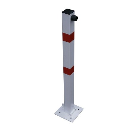 Słupek blokujący Kwadratowy, wys. 70 cm, stal ocynkowana i malowana Kra14 Magazyn i zaplecze - 4store.pl
