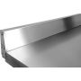 Stół składany przyścienny z półką 1200x600xH850+100MM YATO Stoły nierdzewne - 4store.pl